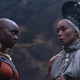 Okoye talking to Ramonda